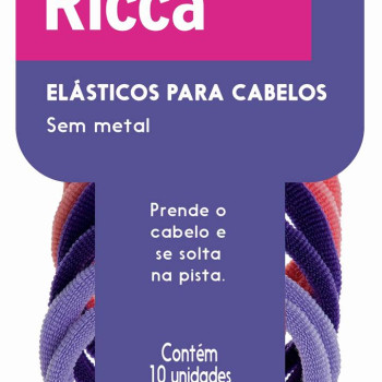 Ricca Elástico Basics Colors Sem Metal 15Mm