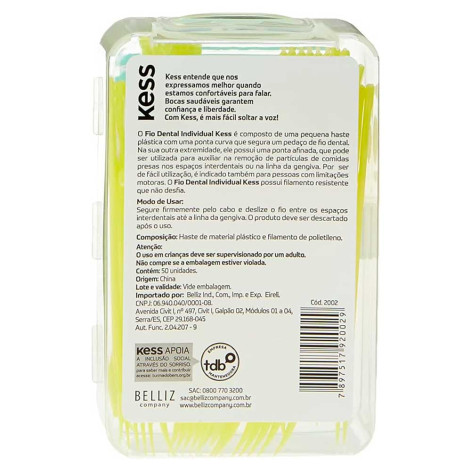 Fio Dental Individual Pote - Kess Fio Dental Individual Pote - Kess