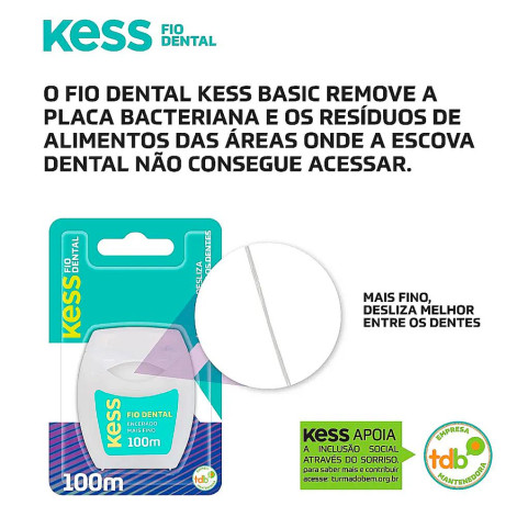 Fio Dental Kess Basic 100M