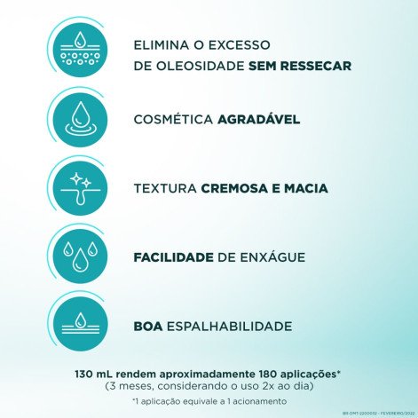 Sabonete Facial em Espuma Dermotivin Original Pele Mista a Oleosa com 130ml