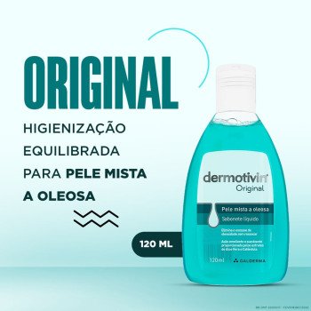 Dermotivin Sabonete Líquido Original 120ML