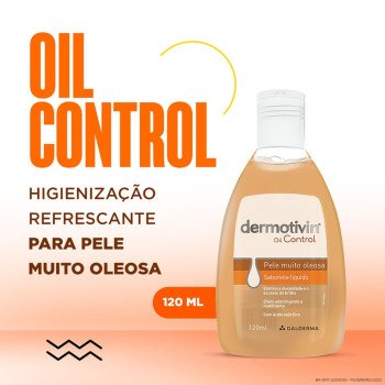 Sabonete Líquido Dermotivin Oil Control 120ML