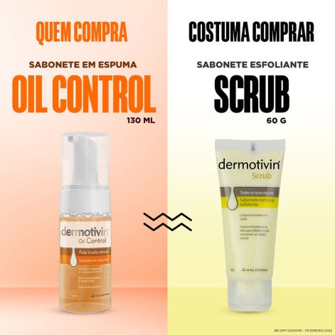 Sabonete Líquido Dermotivin Contr Foam 130ML
