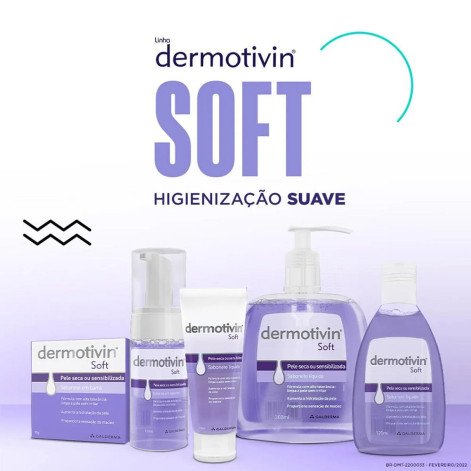 Dermotivin Soft Sabonete Espuma 130ML