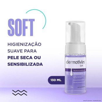 Dermotivin Soft Sabonete Espuma 130ML