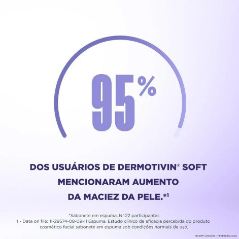 Dermotivin Soft Sabonete Espuma 130ML
