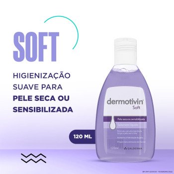 Sabonete Líquido Facial Dermotivin Soft Pele Seca ou Sensibilizada com 120ml Sabonete Líquido Facial Dermotivin Soft Pele Seca ou Sensibilizada com 120ml