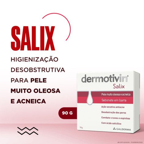 Dermotivin Sabonete Salix 90G