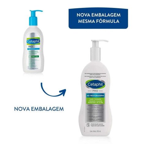 Loção Hidratante Corporal Cetaphil PRO AD Restoraderm 295ml