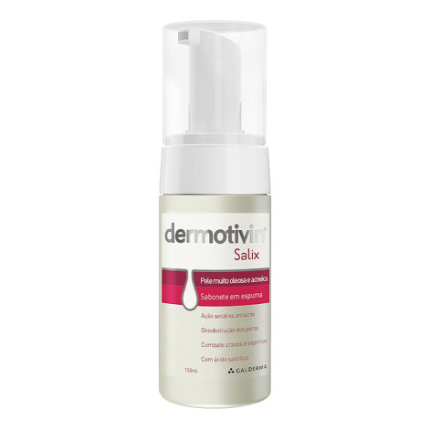 Espuma De Limpeza Dermotivin Salix 130ML Espuma De Limpeza Dermotivin Salix 130ML