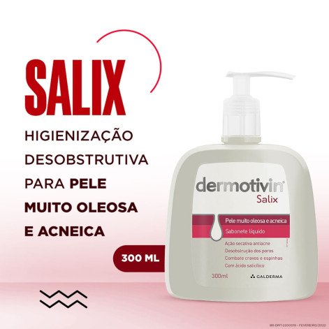 Sabonete Líquido Dermotivin Salix 300ML