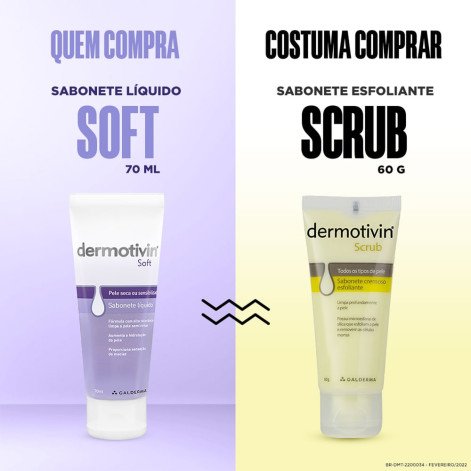 Sabonete Líquido Dermotivin Soft 70ML