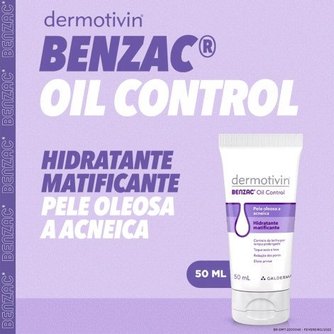 Hidratante Matificante Dermotivin Benzac Oil Control 50ml