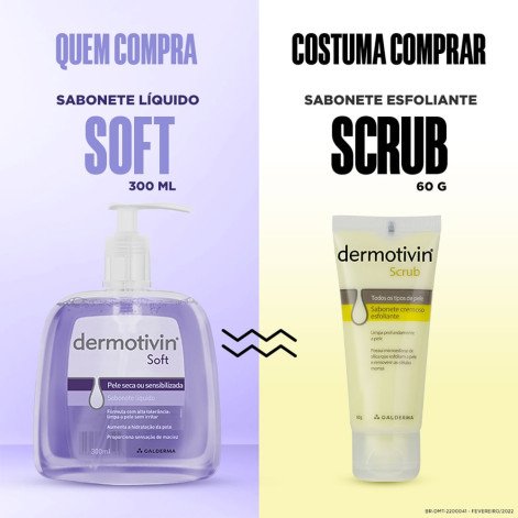 Sabonete Liquido Dermotivin Soft 300ML
