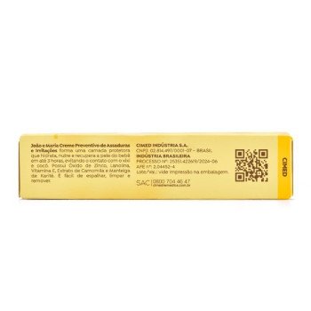 Creme Preventivo de Assaduras João e Maria Cimed desde o nascimento 40g Creme Preventivo de Assaduras João e Maria Cimed desde o nascimento 40g