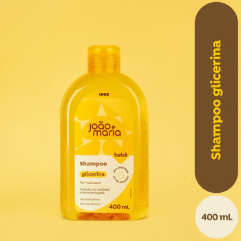 Shampoo Infantil João e Maria Bebê Glicerina 400ml Shampoo Infantil João e Maria Bebê Glicerina 400ml
