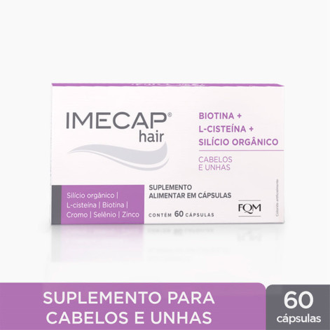 Suplemento Alimentar Imecap Hair Salicílico Ôrganico 60 Cápsulas Suplemento Alimentar Imecap Hair Salicílico Ôrganico 60 Cápsulas