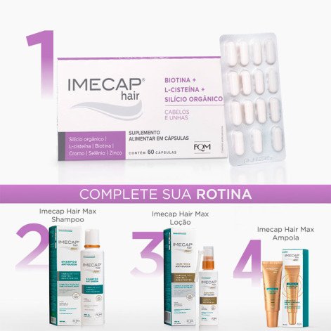 Suplemento Alimentar Imecap Hair Salicílico Ôrganico 60 Cápsulas Suplemento Alimentar Imecap Hair Salicílico Ôrganico 60 Cápsulas