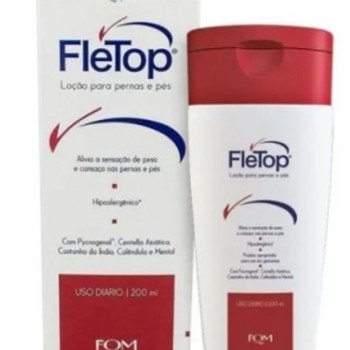 Loção para Pernas e Pés Fletop com 200ml