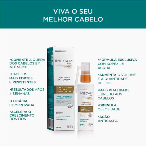 Loção Tônica Imecap Hair Max Antiqueda 100ml