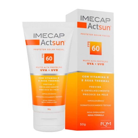 Protetor Solar Facial Imecap Actsun FPS60