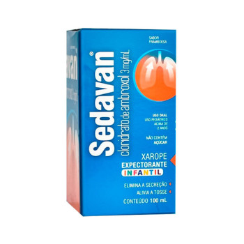 Sedavan 3mg/ml Xarope Infantil Sabor Framboesa 100ml + Copo Dosador