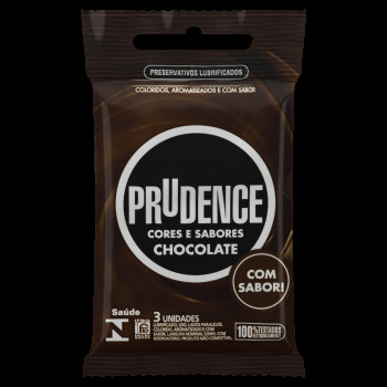 Preservativo Prudence Chocolate 3 Unidades Preservativo Prudence Chocolate 3 Unidades
