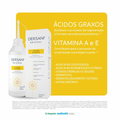 Loção Oleosa Dersani Original 200ml