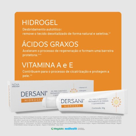 Dersani Gel Cicatrizante Hidrogel com 30g