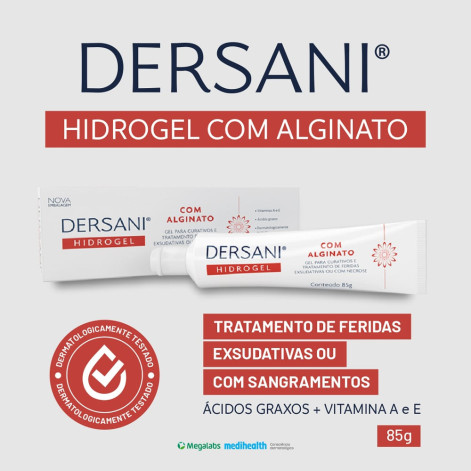 Dersani Hidrogel com Alginato 85g Dersani 1 Unidade