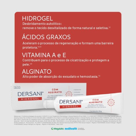 Dersani Hidrogel com Alginato 85g Dersani 1 Unidade