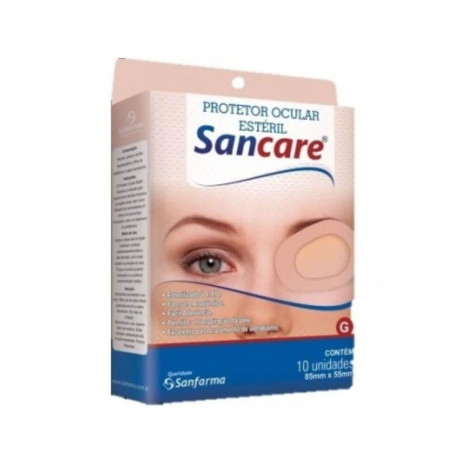 Protetor Ocular Estéril Sancare Tamanho G 10 Unidades