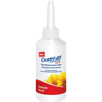 Óleo Hidratante Corporal Cicatrisan com Óleo de Girassol 200ml