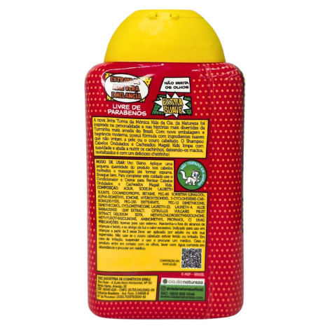 Shampoo Cabelos Ondulados e Cacheados Magali Kids Cia. da Natureza 260ml Shampoo Cabelos Ondulados e Cacheados Magali Kids Cia. da Natureza 260ml