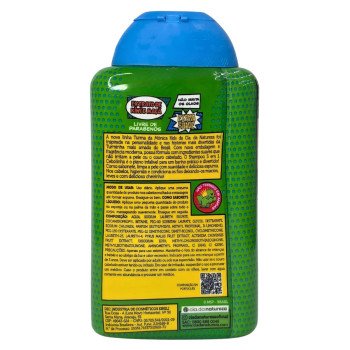 Shampoo 3 em 1 Extrato de Kiwi e Maçã Cebolinha Kids Cia. da Natureza 260ml