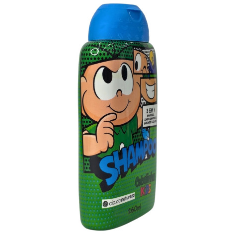 Shampoo 3 em 1 Extrato de Kiwi e Maçã Cebolinha Kids Cia. da Natureza 260ml Shampoo 3 em 1 Extrato de Kiwi e Maçã Cebolinha Kids Cia. da Natureza 260ml