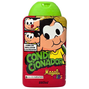Condicionador Cabelos Ondulados E Cacheados Magali Kids Cia. Da Natureza 260Ml