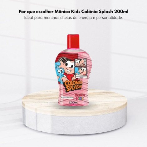 Cia da Natureza - Mônica Kids - Colônia Splash Infantil - 200ml
