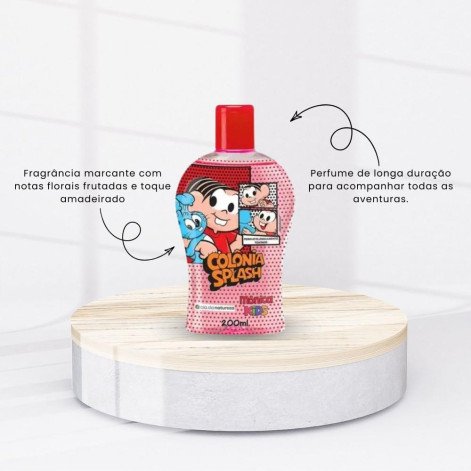 Cia da Natureza - Mônica Kids - Colônia Splash Infantil - 200ml