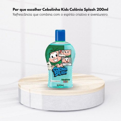 Cia da Natureza - Cebolinha Kids - Colônia Splash Infantil - 200ml