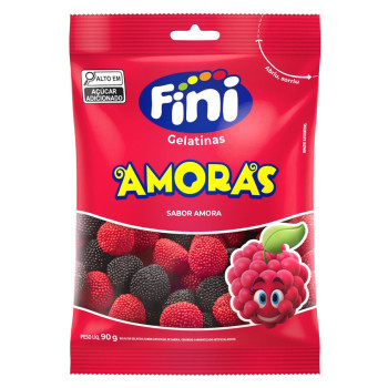 Bala Fini Gelatina Amora 90g