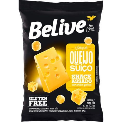 Snacks Multigrãos Queijo - Belive 35g