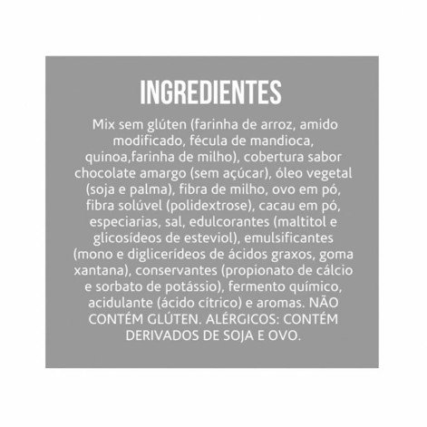 Pão de Mel Zero Açúcar Sem glúten e leite 45g - Belive Pão de Mel Zero Açúcar Sem glúten e leite 45g - Belive