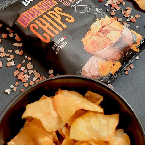 Batata Doce Chips Belive Com Sal Do Himalaia 50G Batata Doce Chips Belive Com Sal Do Himalaia 50G