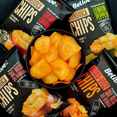Chips Mand Belive Sal Rosa 50G Chips Mand Belive Sal Rosa 50G