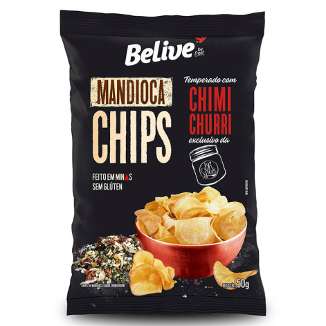 Chips De Mandioca Belive Chimichurri 50g