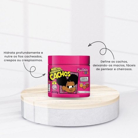 Cia da Natureza - Milena Kids Máscara Hidratante Cachos - Máscara Capilar - 500g