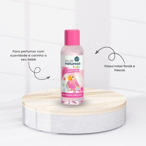Cia da Natureza - Deo Colônia Baby Lavanda Rosa - 100ml