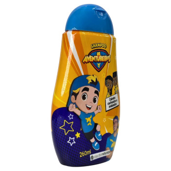 Shampoo Cabelos Cacheados e Ondulados Os Aventureiros Luccas Neto Cia. da Natureza 260ml
