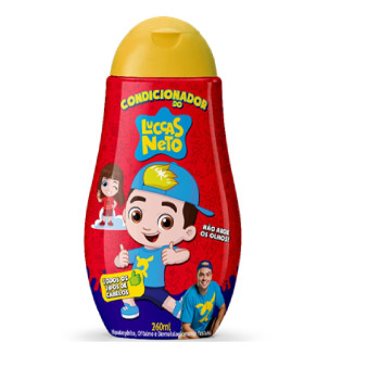 Condicionador Para Todos Os Tipos De Cabelos Os Aventureiros Luccas Neto Cia. Da Natureza 260Ml